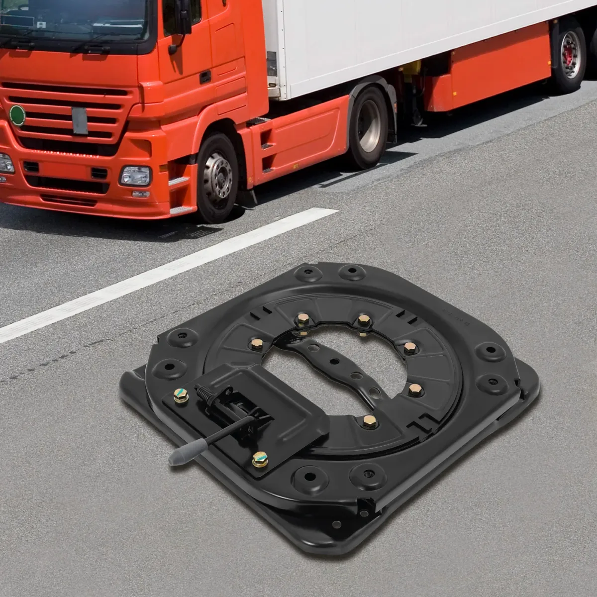Base pivotante rectangulaire pour van
