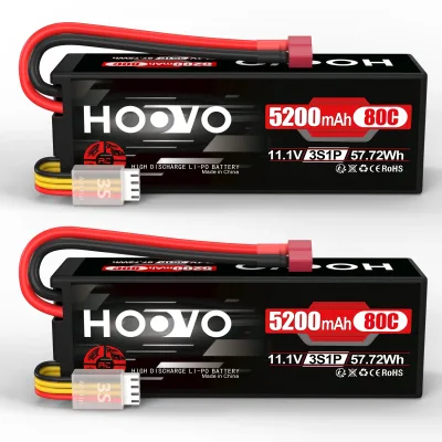 Batterie LiPo 3S 5200 mAh, lot de 2