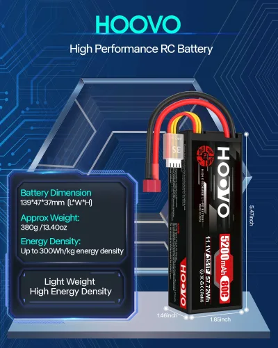 Batterie LiPo 3S 5200 mAh, lot de 2 – image 2