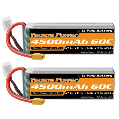 Batterie Lipo 4S 4500 mAh pour modèle réduit RC