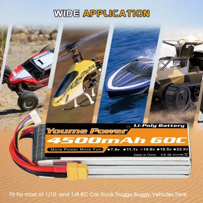 Batterie Lipo 4S 4500 mAh pour modèle réduit RC – image 3