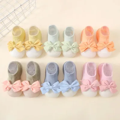 Chaussons souples bébé en coton peigné – image 2