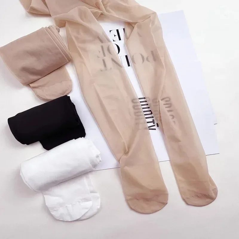 Collants fins unis pour fille, été