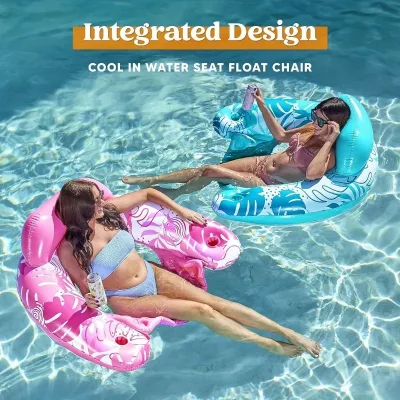 Lot de 2 chaises gonflables de piscine – image 2