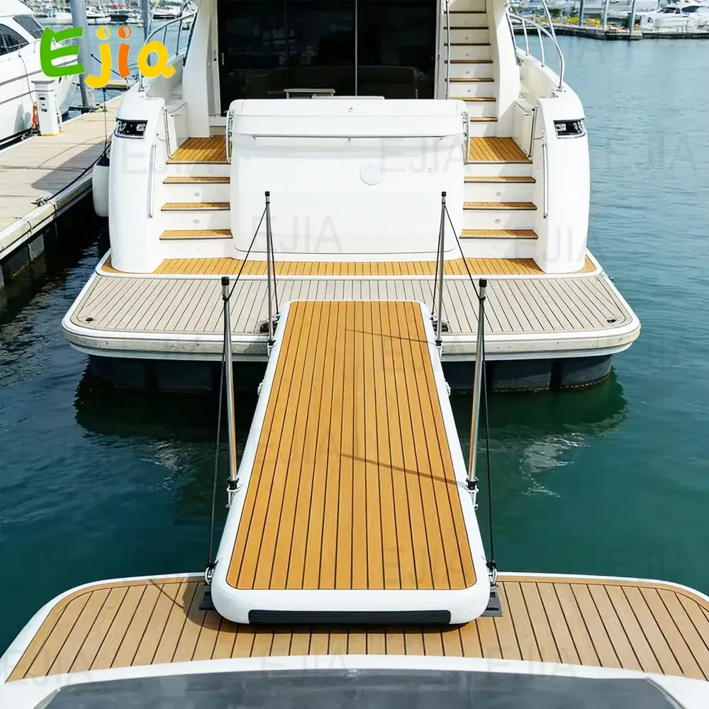 Passerelle gonflable en PVC avec pompe