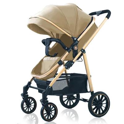 Poussette pliable légère à quatre roues – image 2