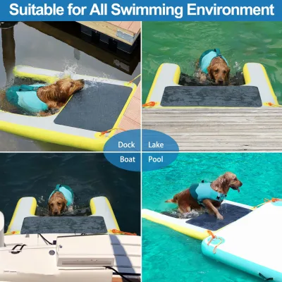 Rampe gonflable pour chien, échelle flottante – image 3